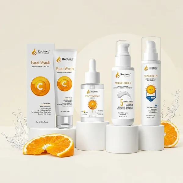 Rootovo_Vitamin_C_Skincare_Combo_Kit_for_Women_And_Men_Face_Wash,_Vitamin_C_Serum,_Ceramide_Moisturizer_&_SPF_50_Sunscreen_Brightening,_Hydrating_And_Skin_Barrier_Repair_All_Skin_Types