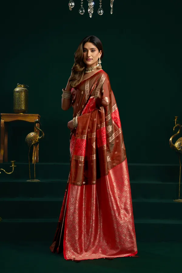 Multi_Soft_Silk_Pom_Pom_Saree_For_Women