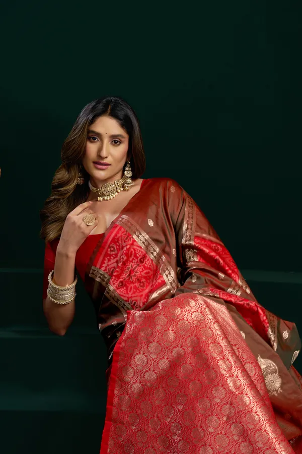 Multi_Soft_Silk_Pom_Pom_Saree_For_Women