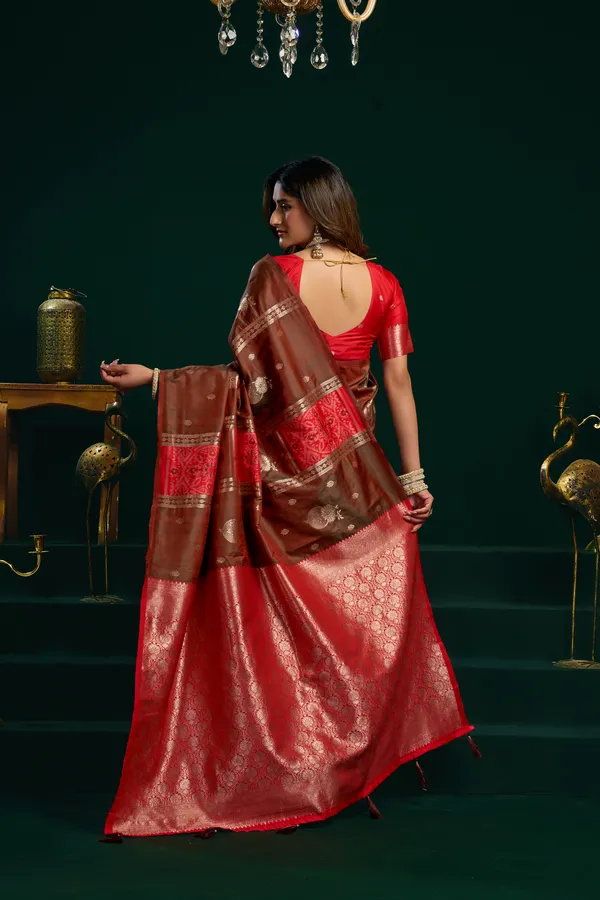 Multi_Soft_Silk_Pom_Pom_Saree_For_Women