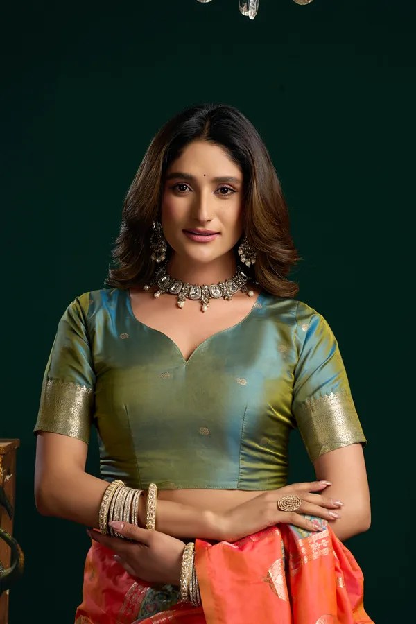 Multicolor_Soft_Silk_Pompom_Saree_For_Women