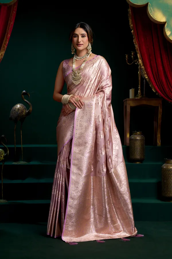 Multicolor_Satin_Silk_Pompom_Saree_For_Women