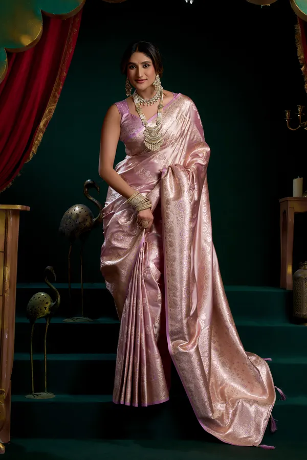 Multicolor_Satin_Silk_Pompom_Saree_For_Women
