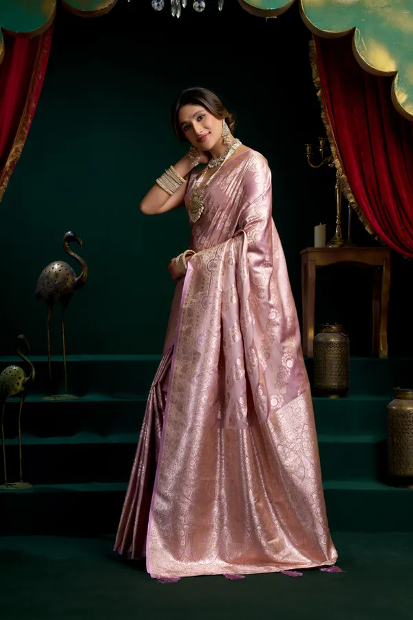 Multicolor_Satin_Silk_Pompom_Saree_For_Women