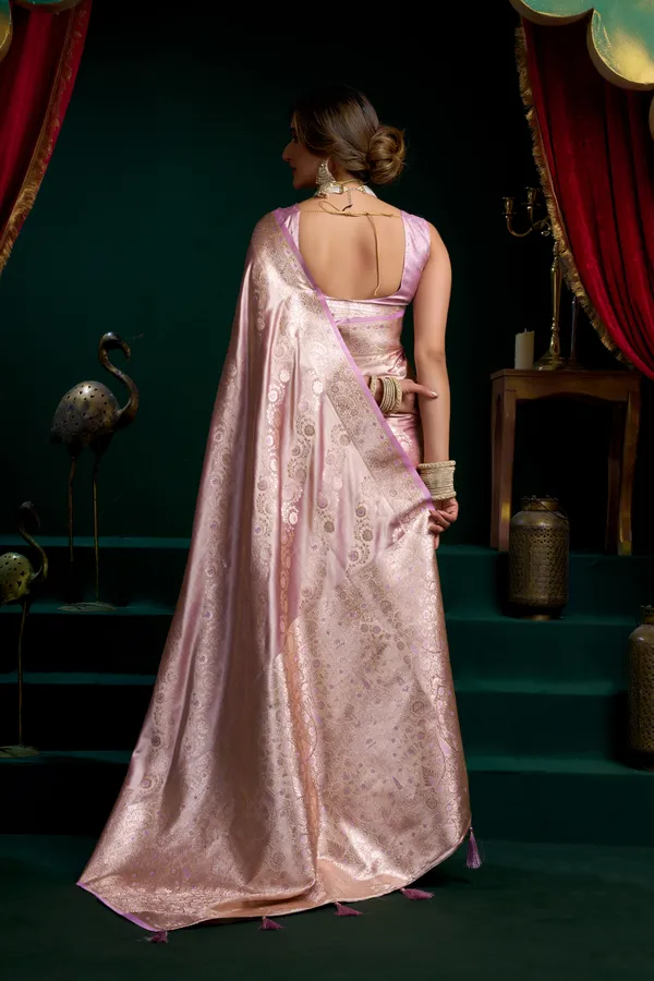 Multicolor_Satin_Silk_Pompom_Saree_For_Women