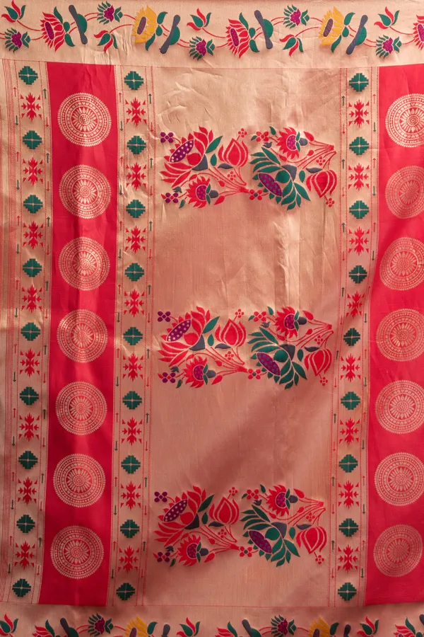 Multicolor_Tissue_Paithani_Mina_Lotus_Zari_Saree_For_Women