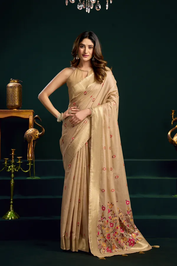 Cream_Munga_Cotton_Meena_Work_Zari_Border_Saree_For_Women