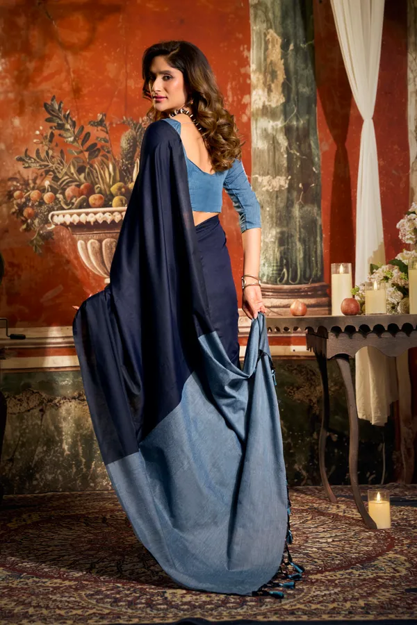 Blue_Mal_Cotton_Contrast_Pallu_Fancy_Tassel_Saree_For_Women