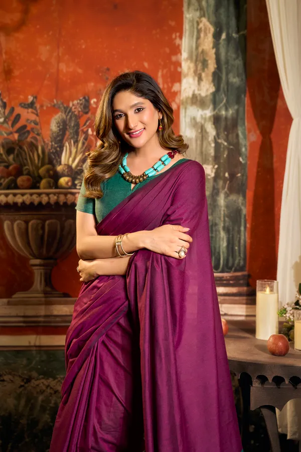 Purple_Heavy_Tissue_Allover_Cow_Butta_Saree_With_Fancy_Tassels_For_Women