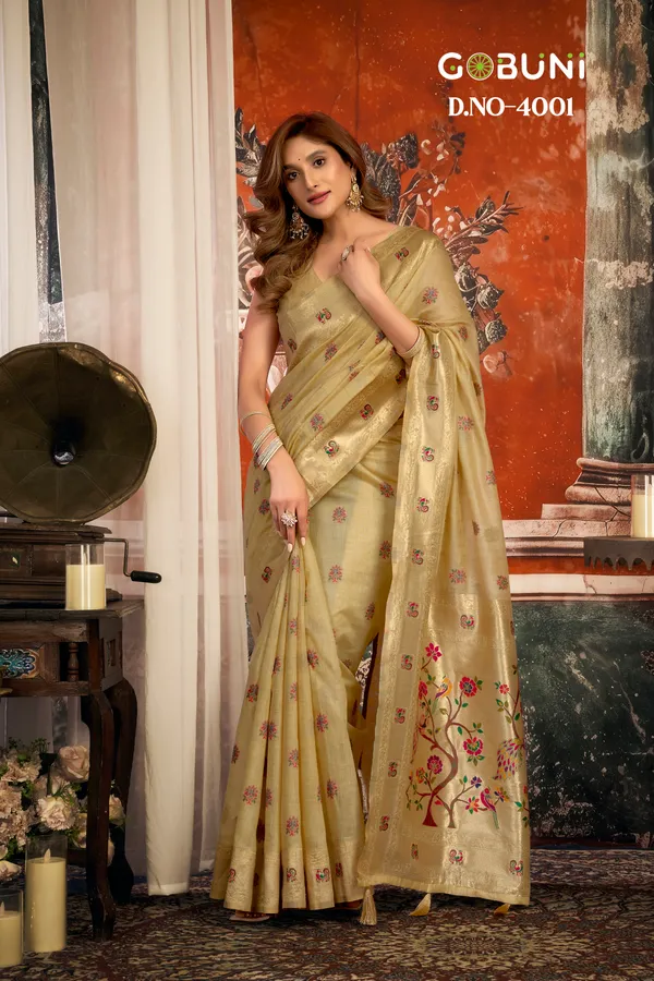 Yellow_Kota_Paithani_Fancy_Tassels_Saree_For_Women