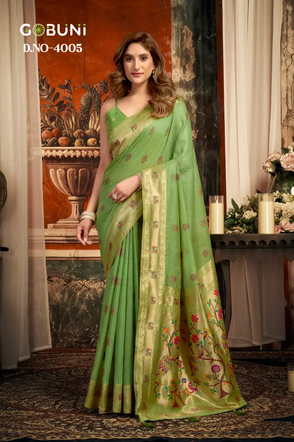 Green_Super_Kota_Paithani_Fancy_Tassel_Saree_For_Women