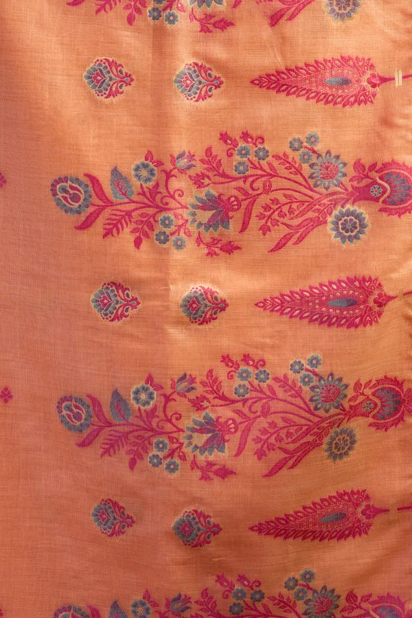 Pink_Pure_Cotton_Zari_Border_Tassel_Saree_For_Women