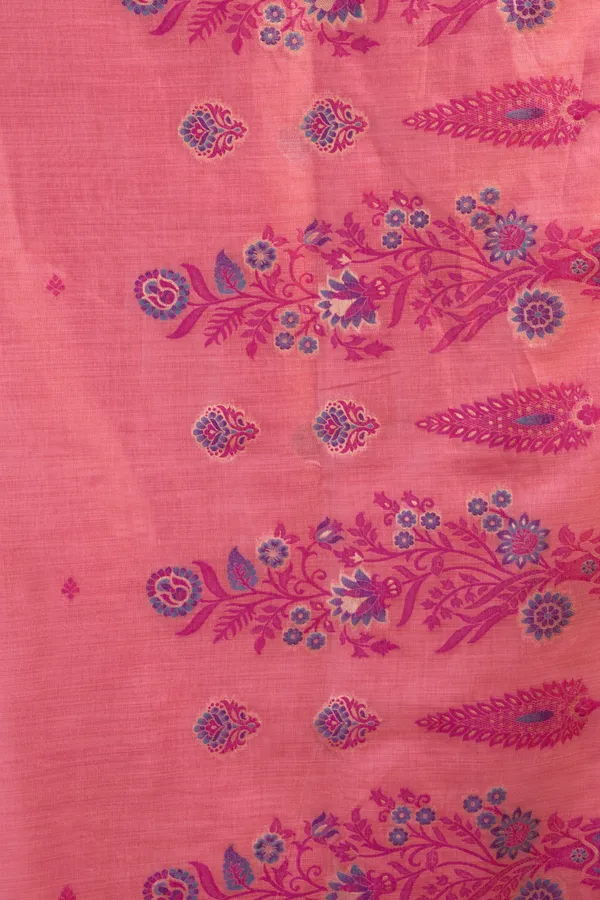 Pink_Pure_Cotton_Zari_Border_Tassel_Saree_For_Women