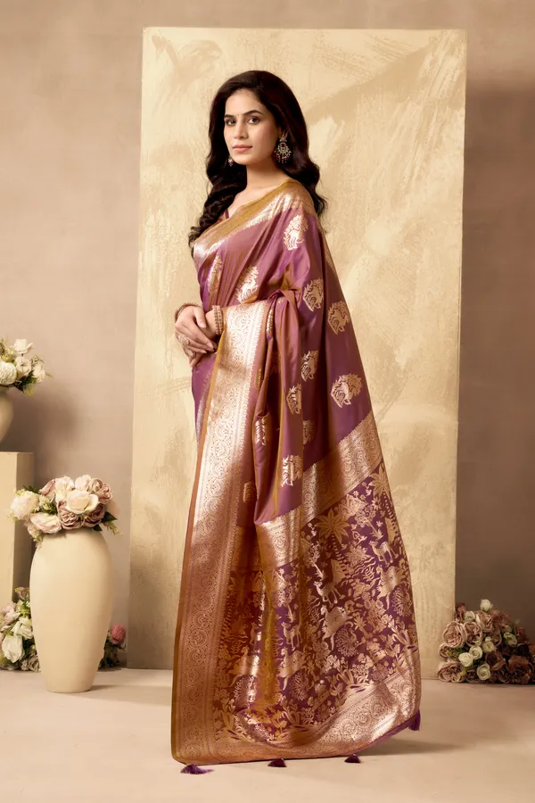 Gold_Rich_Pallu_Silk_Saree_With_Zhallar_For_Women