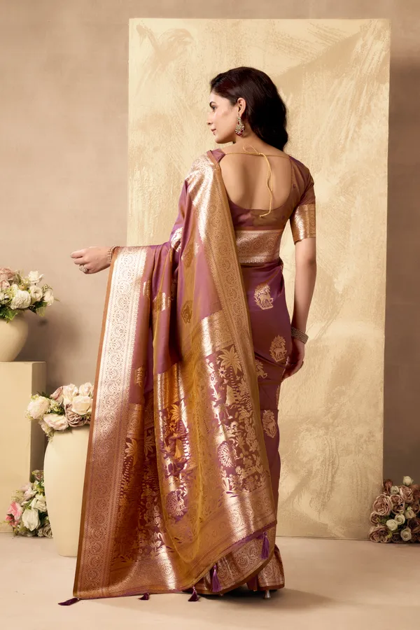 Gold_Rich_Pallu_Silk_Saree_With_Zhallar_For_Women