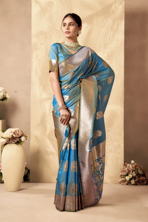 Multicolor_Rich_Pallu_Silk_Zhallar_Saree_For_Women