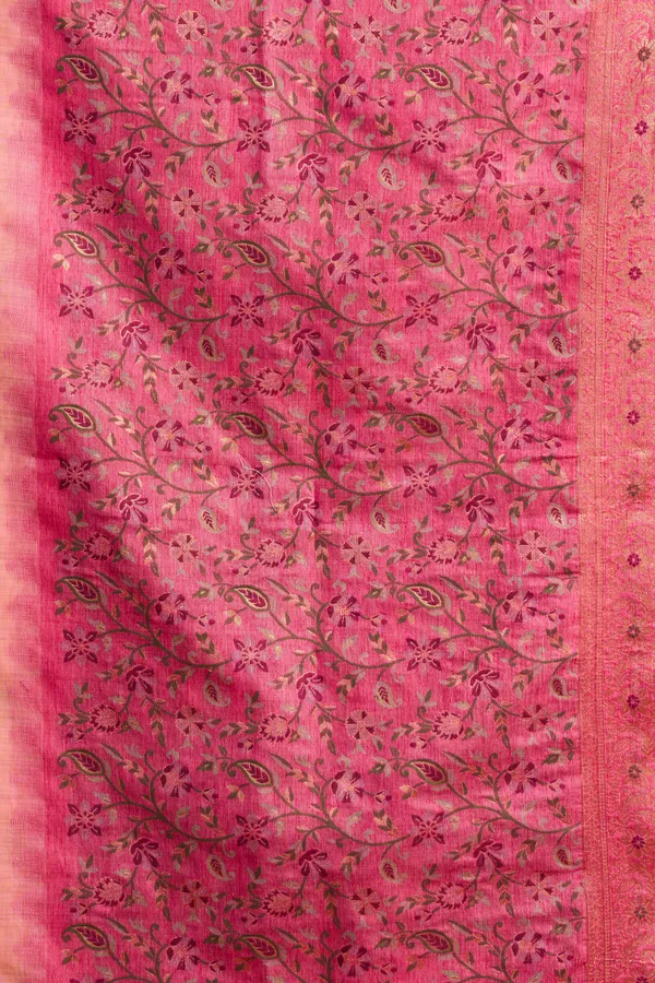 Pink_Spun_Cotton_Zari_Jhallar_Rich_Pallu_Saree_For_Women