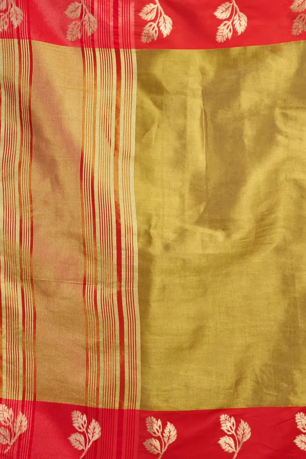 Yellow_Soft_Tissue_Contrast_Border_Zhallar_Saree_For_Women