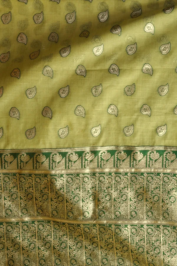Green_Modal_Banarasi_Zari_Zhallar_Saree_For_Women