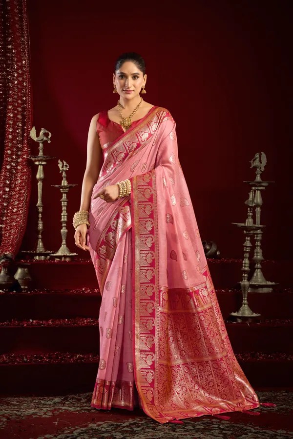 Pink_Modal_Banarasi_Zari_Zhallar_Saree_For_Women