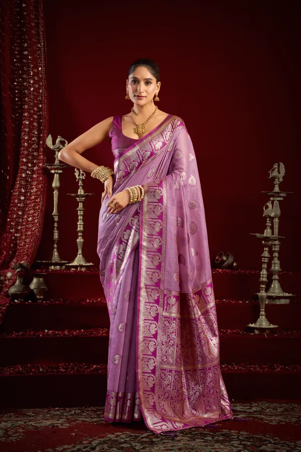Pink_Modal_Banarasi_Zari_Zhallar_Saree_For_Women