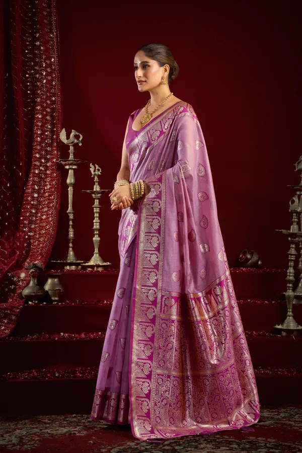 Pink_Modal_Banarasi_Zari_Zhallar_Saree_For_Women