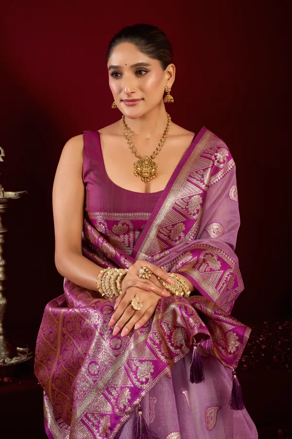 Pink_Modal_Banarasi_Zari_Zhallar_Saree_For_Women