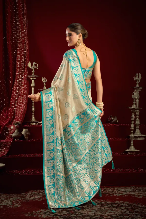 Green_Modal_Banarasi_Zari_Zhallar_Saree_For_Women