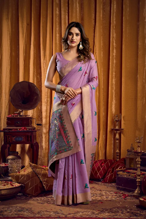 Purple_Modal_Katha_Mina_Zhallar_Saree_For_Women