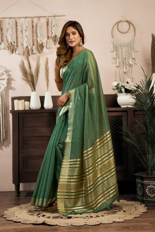 Multi_Khadi_Cotton_Brocade_Zhallar_Saree_For_Women