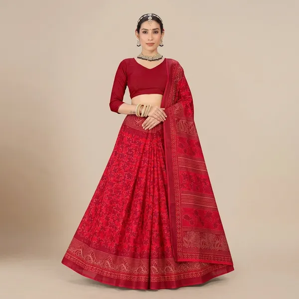Kausambi_Retro_Pure_Cotton_Saree_Without_Blouse