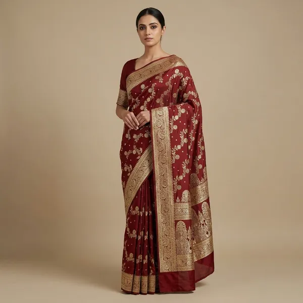 Eighty_Twenty_Banarasi_Heavy_Work_Patty_Waer_Saree