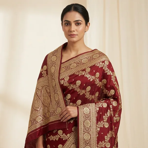 Eighty_Twenty_Banarasi_Heavy_Work_Patty_Waer_Saree