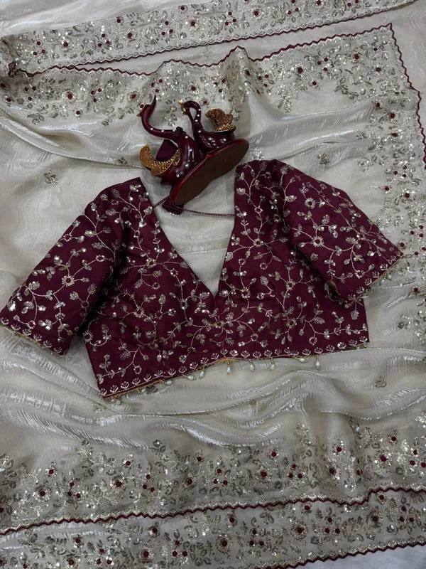 Off_White_Zimu_Cu_Embroidered_Saree_With_Blouse_For_Women