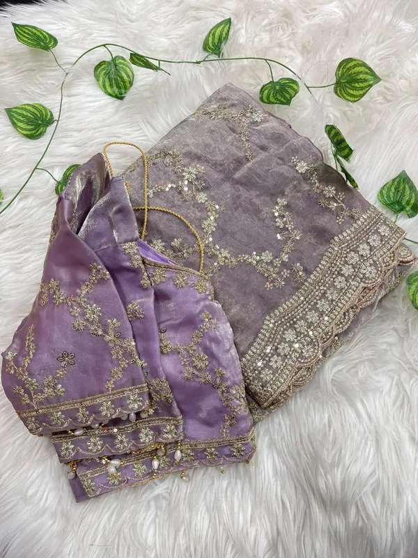 Purple_Organza_Silk_Embroidered_Saree_For_Women