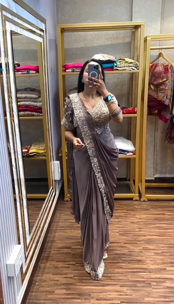 Grey_Heavy_Crepe_Embroidered_Ready_To_Wear_Saree_For_Women