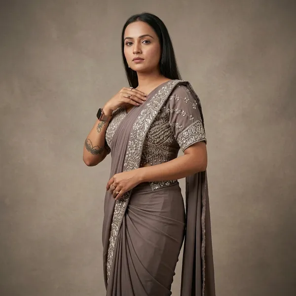 Grey_Heavy_Crepe_Embroidered_Ready_To_Wear_Saree_For_Women
