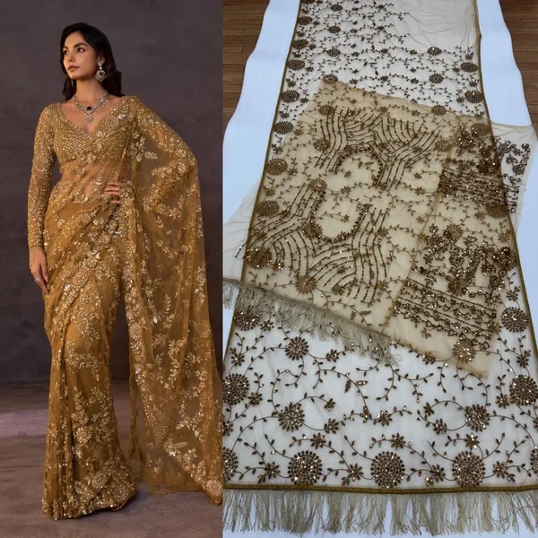 golden_celebrity_saree
