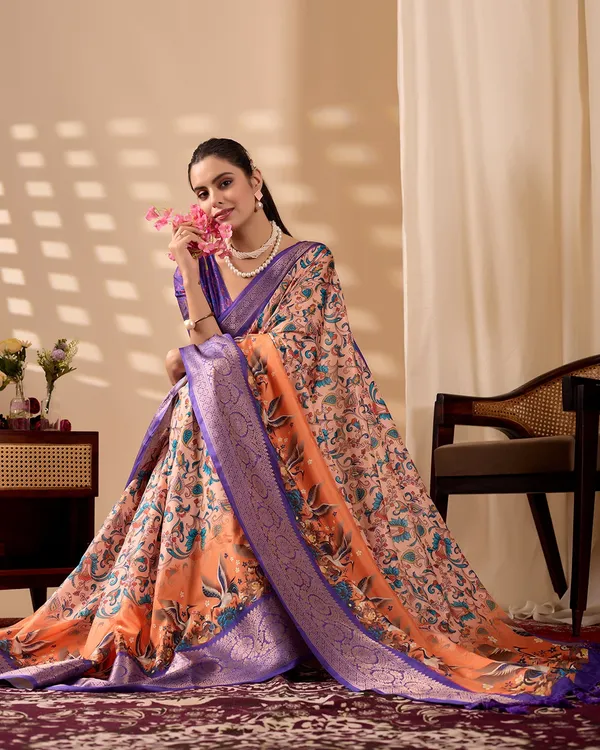 light_pink_lichi_silk_saree