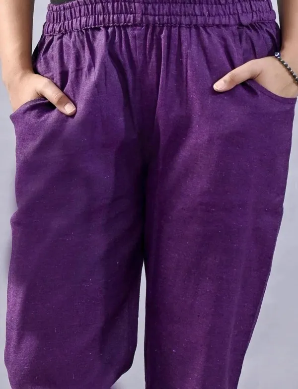Premium_Rayon_Extra_Comfort_Pant_For_Girls_And_Women_Purple
