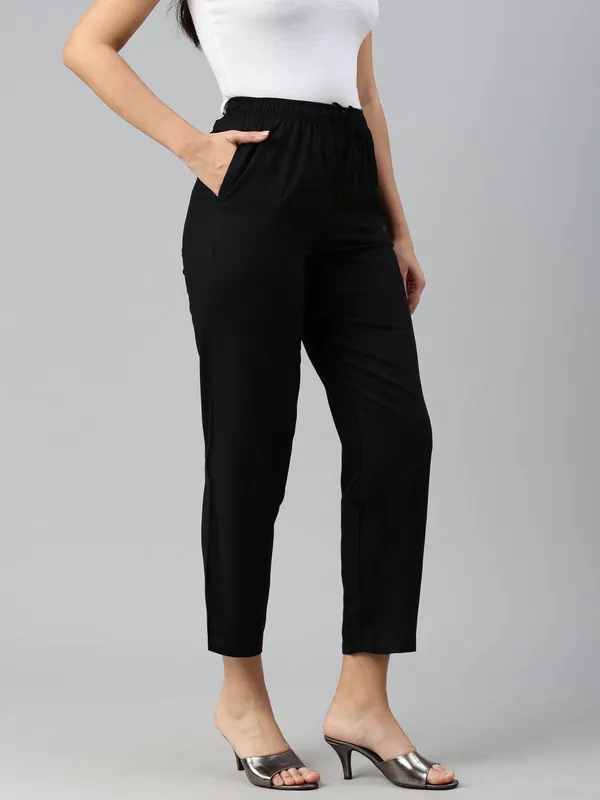 Premium_Rayon_Extra_Comfort_Pant_For_Girls_And_Women_Black