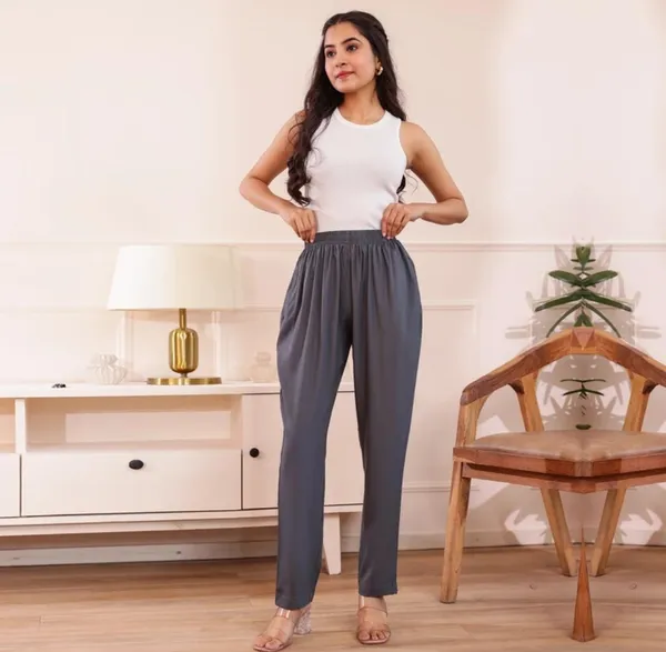 Premium_Rayon_Extra_Comfort_Pant_For_Girls_And_Women_Grey