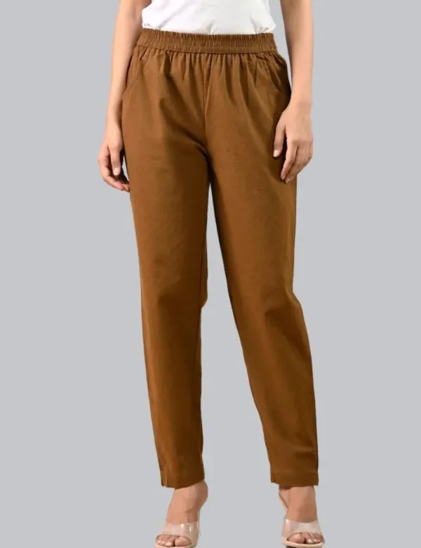 Premium_Rayon_Extra_Comfort_Pant_For_Girls_And_Women_Brown
