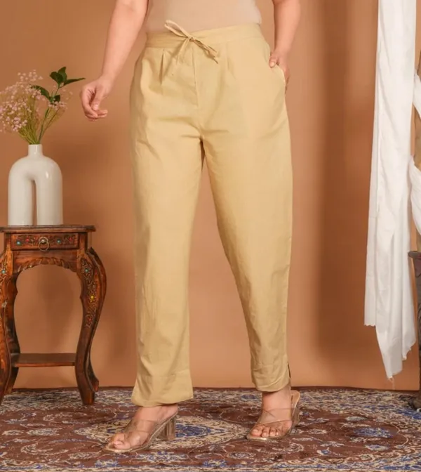 Premium_Rayon_Extra_Comfort_Pant_For_Girls_And_Women_Beige