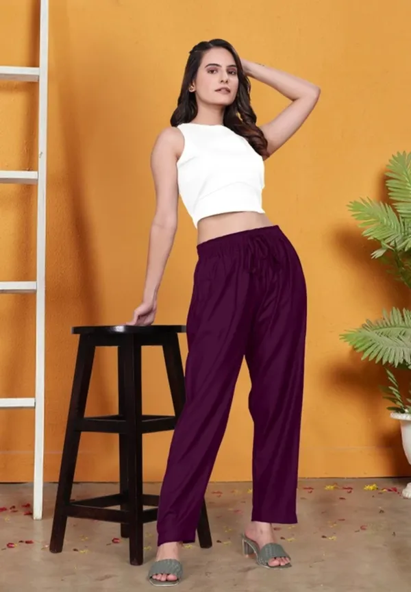 Premium_Rayon_Extra_Comfort_Pant_For_Girls_And_Women_Purple