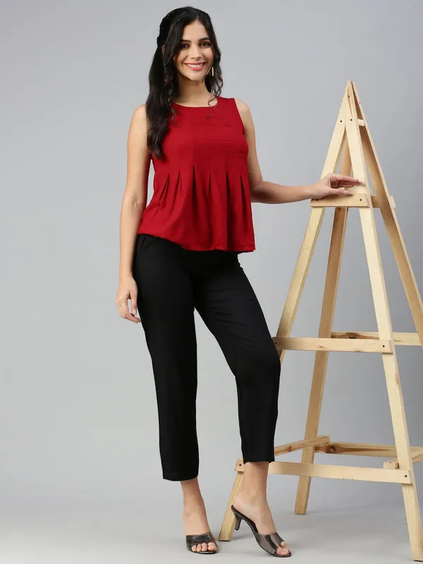 Premium_Rayon_Extra_Comfort_Pant_For_Girls_And_Women_Black