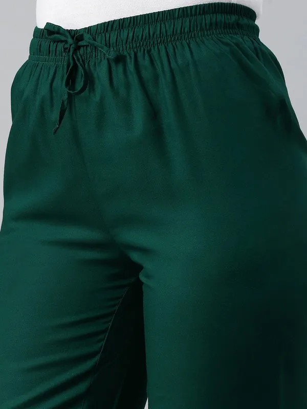 Premium_Rayon_Extra_Comfort_Pant_For_Girls_And_Women_Green