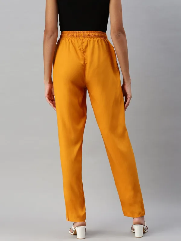 Premium_Rayon_Extra_Comfort_Pant_For_Girls_And_Women_Mustard_Yellow