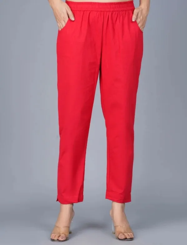 Premium_Rayon_Extra_Comfort_Pant_For_Girls_And_Women_Red