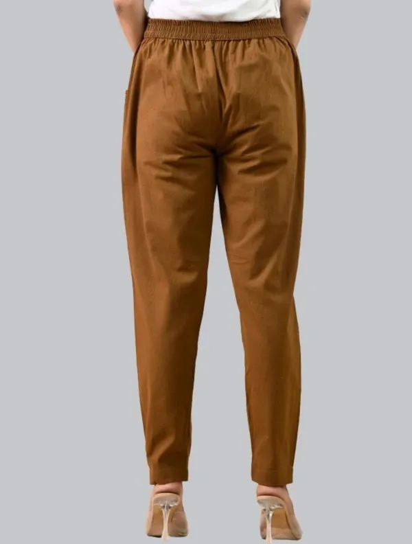 Premium_Rayon_Extra_Comfort_Pant_For_Girls_And_Women_Brown